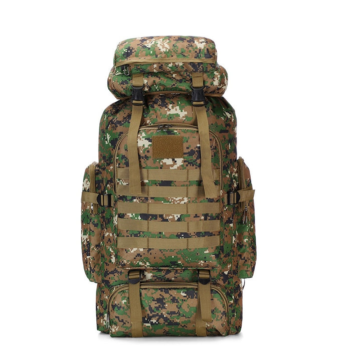 80L Waterproof Molle Camo Tactical Backpack